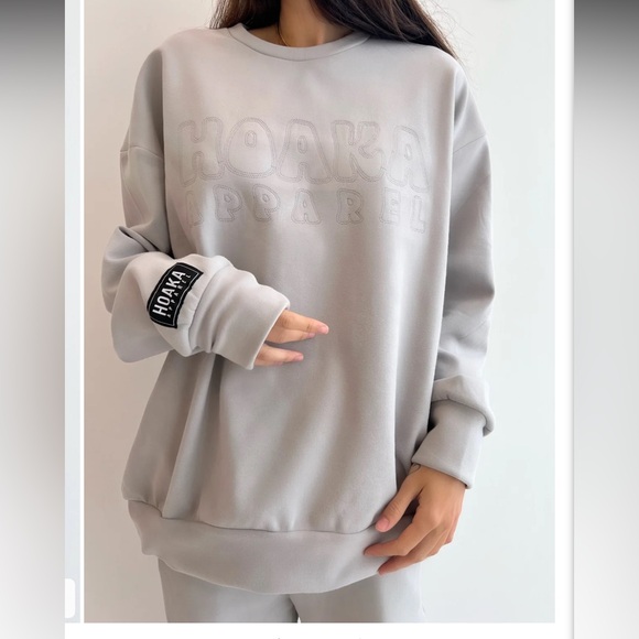 Hoaka Organic Cotton Oversized Unisex Sweatshirt - Picture 6 of 6